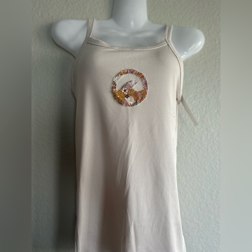 Hand Sewn Boho Wave Tank Top